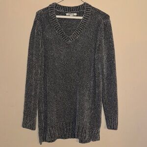 Orvis L Women's Gray Sweater V-neck Soft